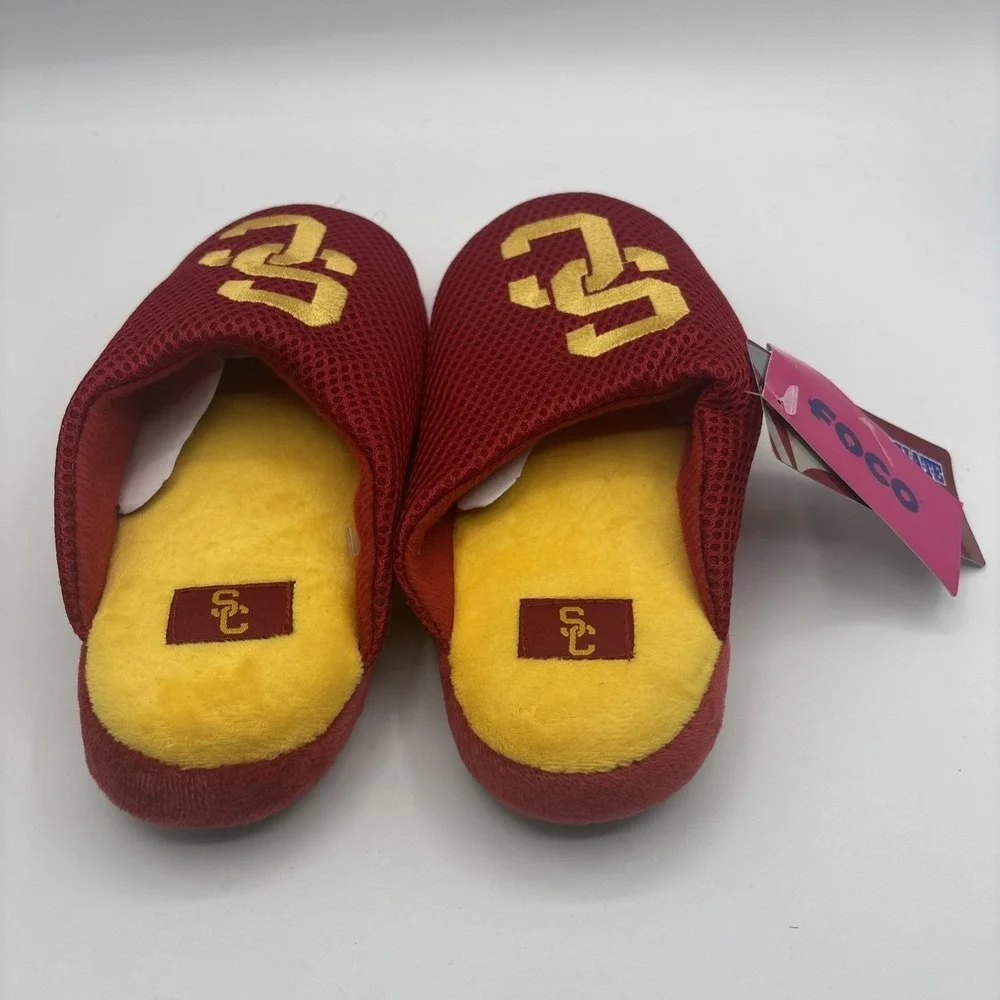 Foco USC Trojans Slippers Youth Size Large‎ (5-6) New